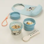 Recipiente Snack 2 em 1 To Go S Blue | Tiny Farm | 300 ml - Image 2