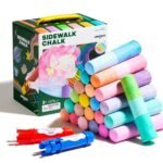 Giz de Rua Rainbow Wow | 24 Cores + 2 suportes - Image 2