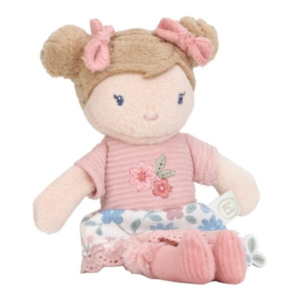 Boneca de Pano Rosa | 10 cm