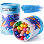 Lápis de Cera Laváveis Glitter Dreamy | 24 Cores
