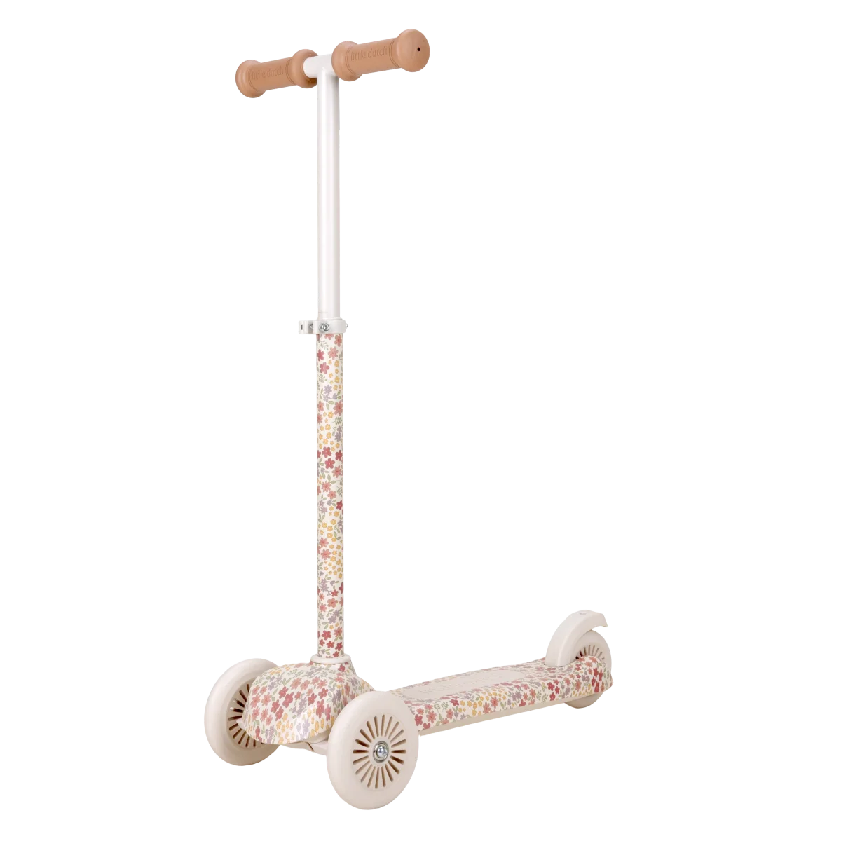 step-tricycle-white-6085.offwhite-product-1 - Medium Trotinete - 3 Rodas | Sunny Flower Off-White - Image 1