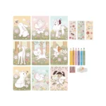 Conjunto de Colorir Rosa Fairy Garden - Image 5
