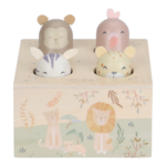 Brinquedo Pop-Up em Madeira | Verde | Safari Friends