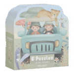 Conjunto de 6 Puzzles | Safari Friends