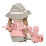 Boneca de Pano Rosa | Safari Friends - Image 7