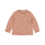 T-shirt de Manga Comprida | Safari Bloom | Rosa Escuro