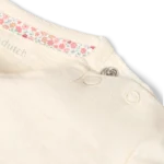 T-shirt de Manga Comprida | Safari Friends | Vanilla Melange - Image 3